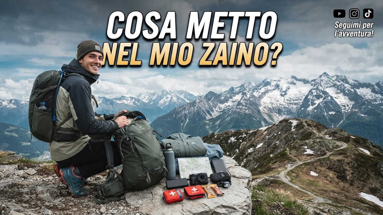 L'indispensabile per lo zaino di un'escursionista