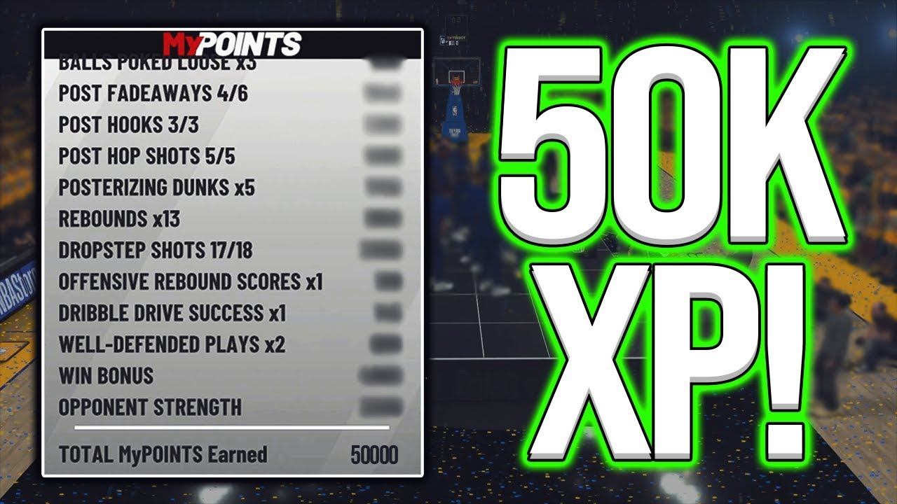 HOW TO REP UP FAST AND EASY IN NBA 2K19! 50K XP PER GAME!