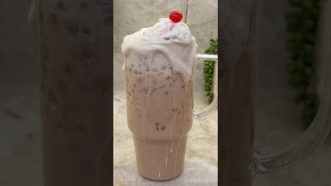 Root beer float restock 🤎🍦 #asmrvlog #easydesserts #roorbeerfloat