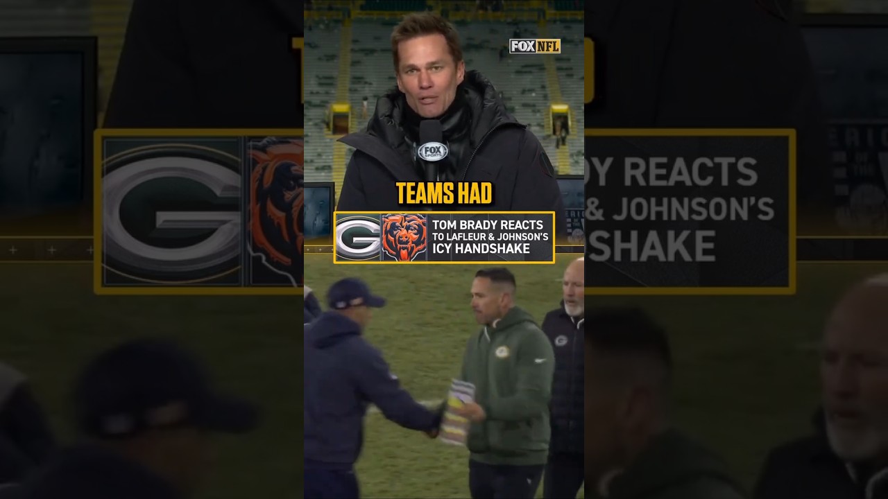 Tom Brady reacts to ICY handshake between Matt LaFleur and Ben Johnson