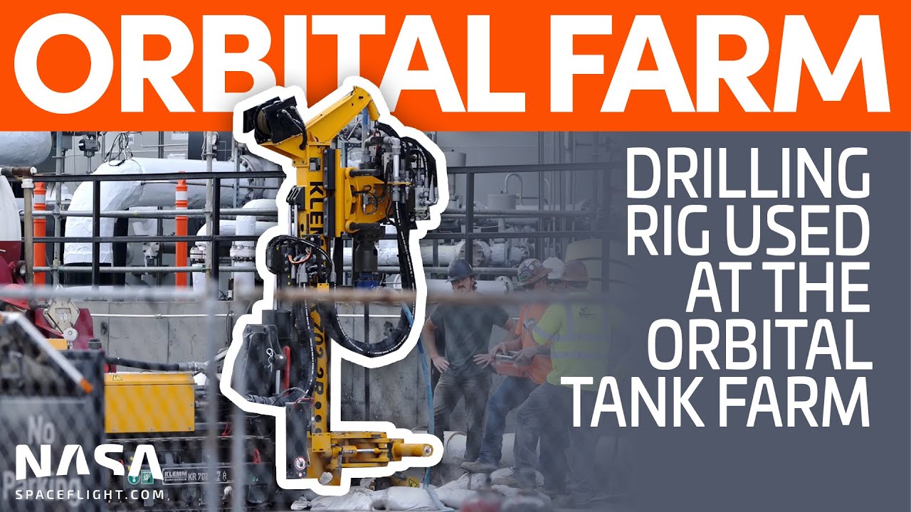Drill Rig Used at the Orbital Tank Farm | SpaceX Boca Chica