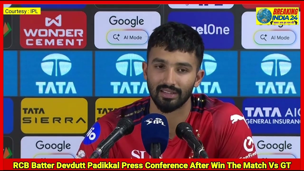 RCB Batter Devdutt Padikkal Press Conference After Win The Match Vs GT