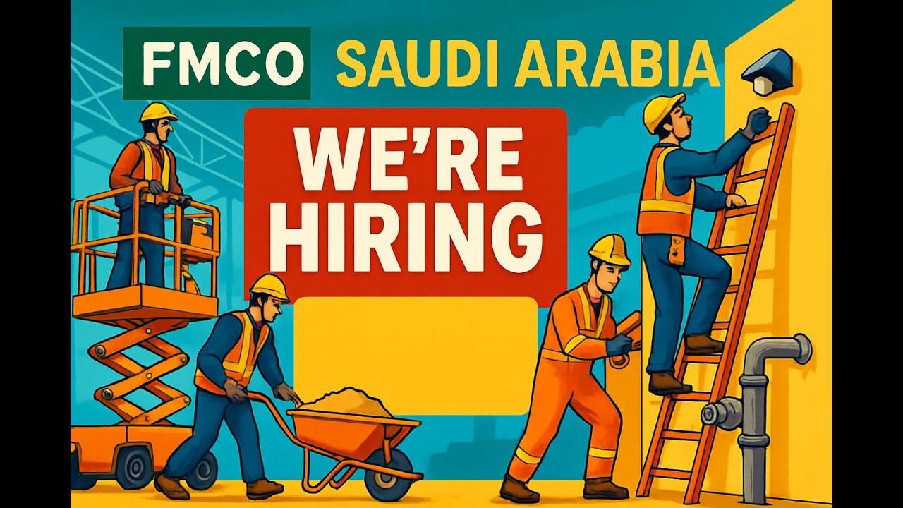 FMCO Saudi Arabia Jobs | Interview in Delhi | 12 September 2025 | High Salary + OT