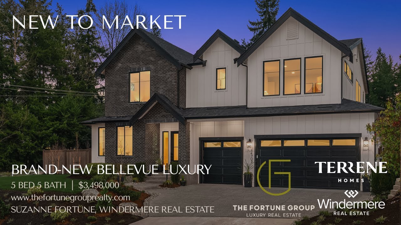 BELLEVUE LUXURY LIVING AT ITS FINEST - Exquisite New Construction Home NEW TO MARKET