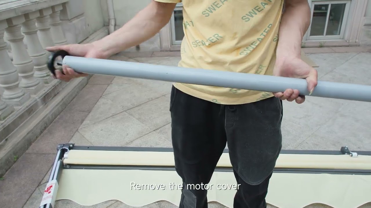 CO-Z Electric Retractable Awning Installation Tutorial