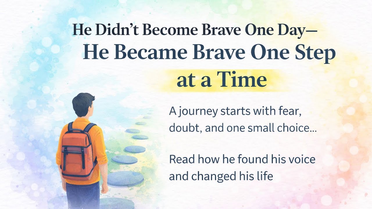 He Didn’t Become Brave One Day — He Became Brave One Step at a Time