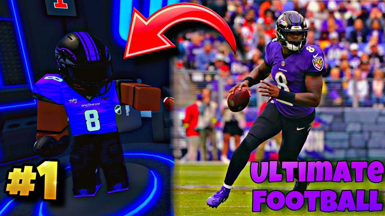 Я стал Ламаром Джексоном в Roblox Ultimate Football, и все пошло...