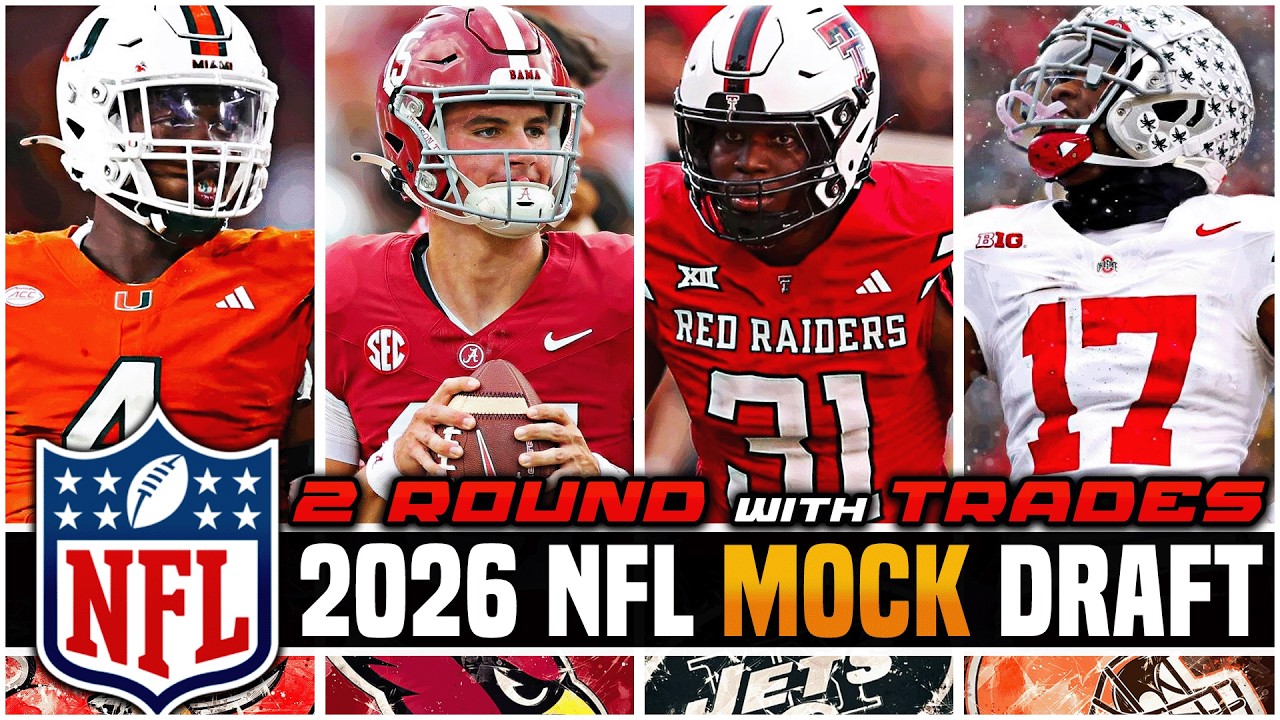 TWO ROUND 2026 NFL Mock Draft w/ TRADES