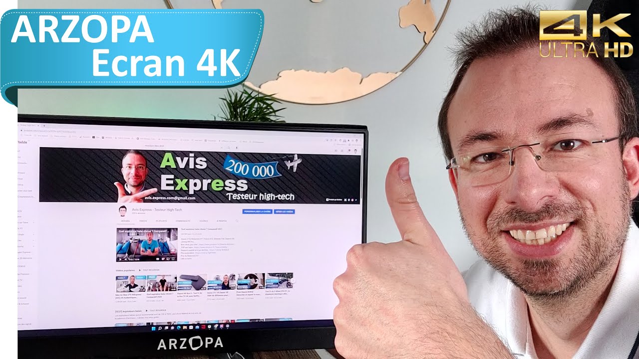 Arzopa E1 ❤️ MAGNIFIQUE écran portable 4K