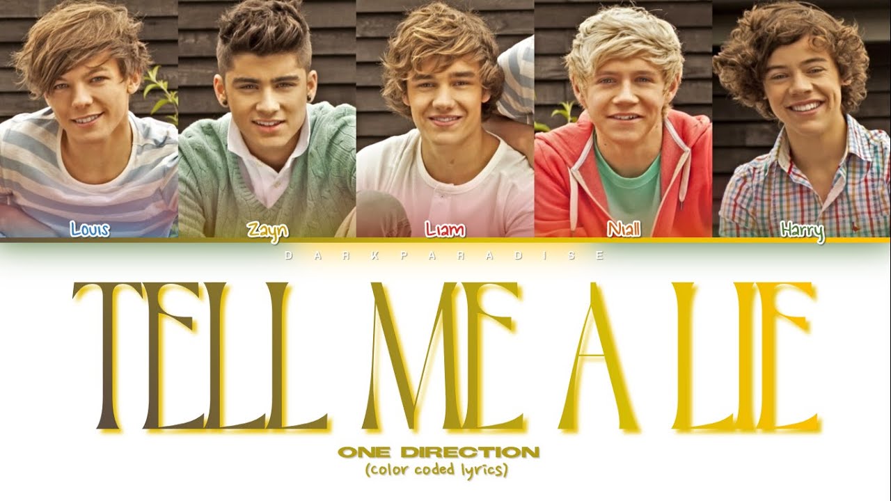 One Direction - Tell Me A Lie (Color Coded Lyrics)