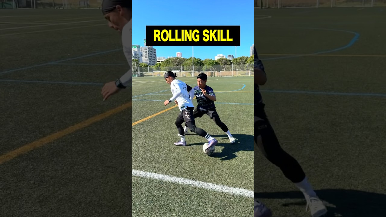 ROLLING SKILL 🎢#shorts #football