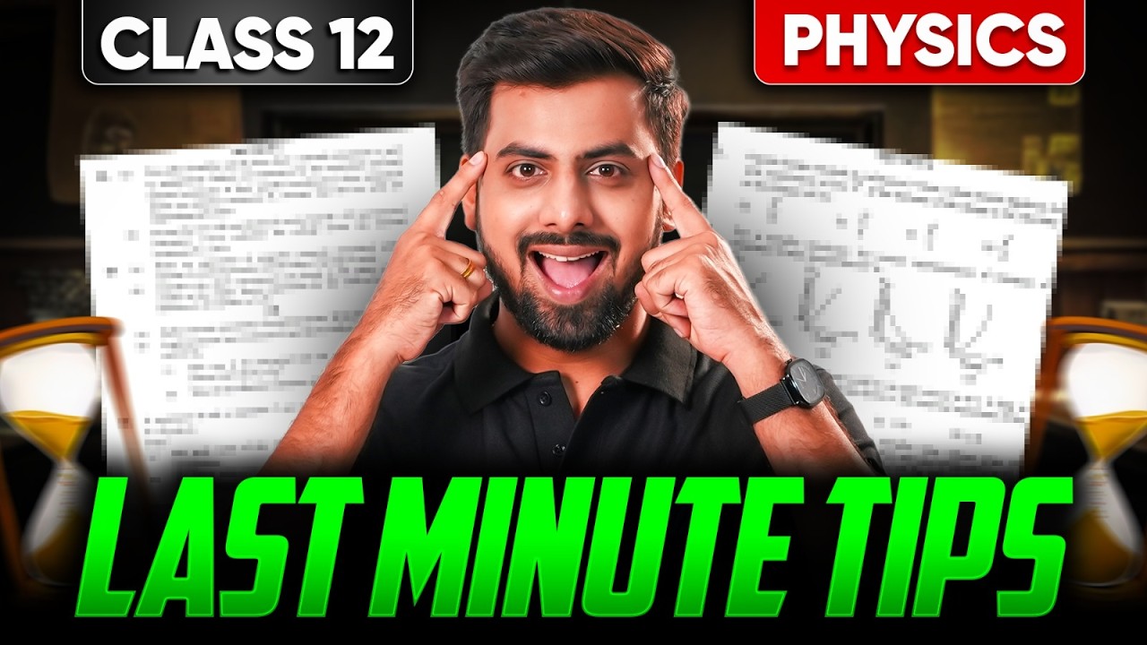 🔥Watch Now or Regret🤦|Class 12 Physics Exam Tips Tushar sir #class12 #infinitylearn #physicsclass12