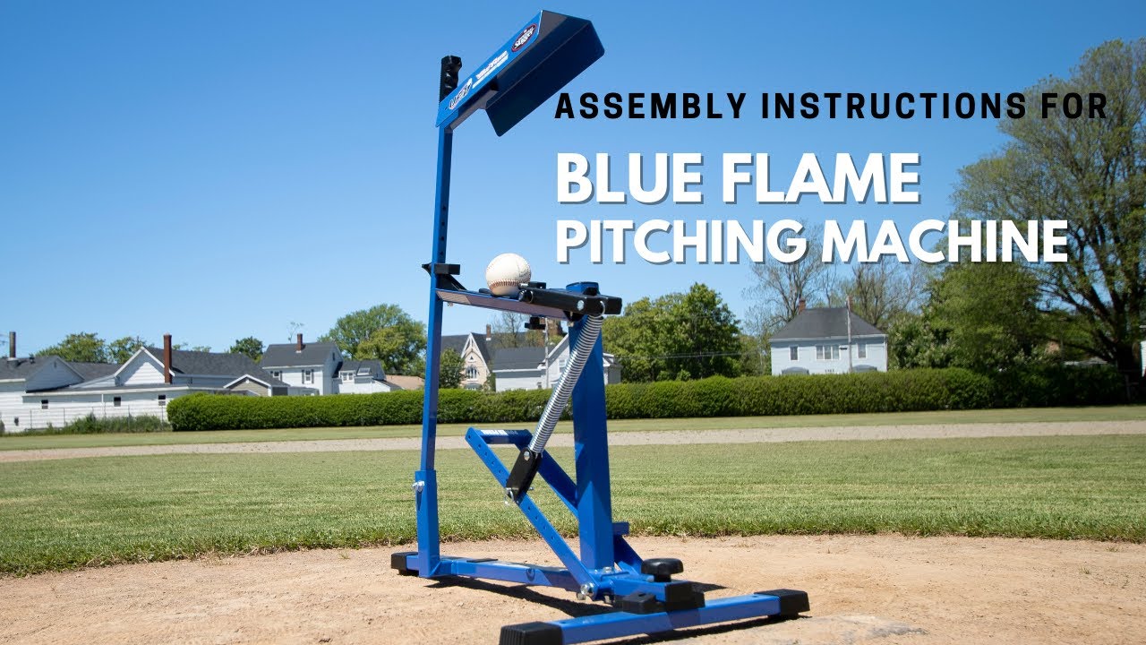 Louisville Slugger Blue Flame Pitching Machine Assembly Instructions
