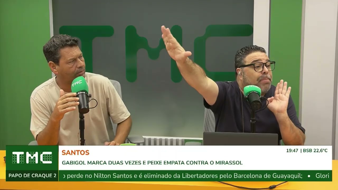 PAPO DE CRAQUE DETONA VOJVODA E EMPATE DO SANTOS CONTRA O MIRASSOL