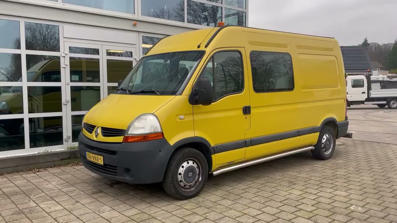 Sold!!! Renault Master T33 2.5 dCi L2H2 Dubbelcabine DOKA AIRCO 06-VNX-1