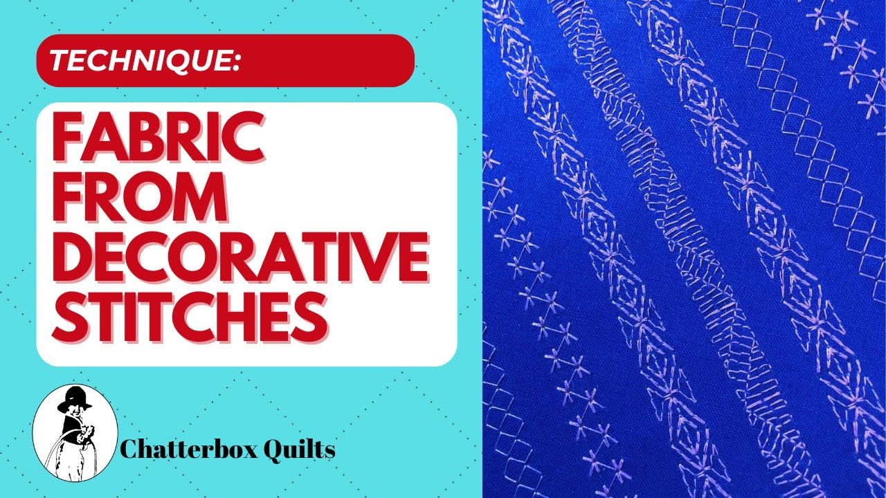 How to Make Fabric with Decorative Stitches on Your Sewing Machine
