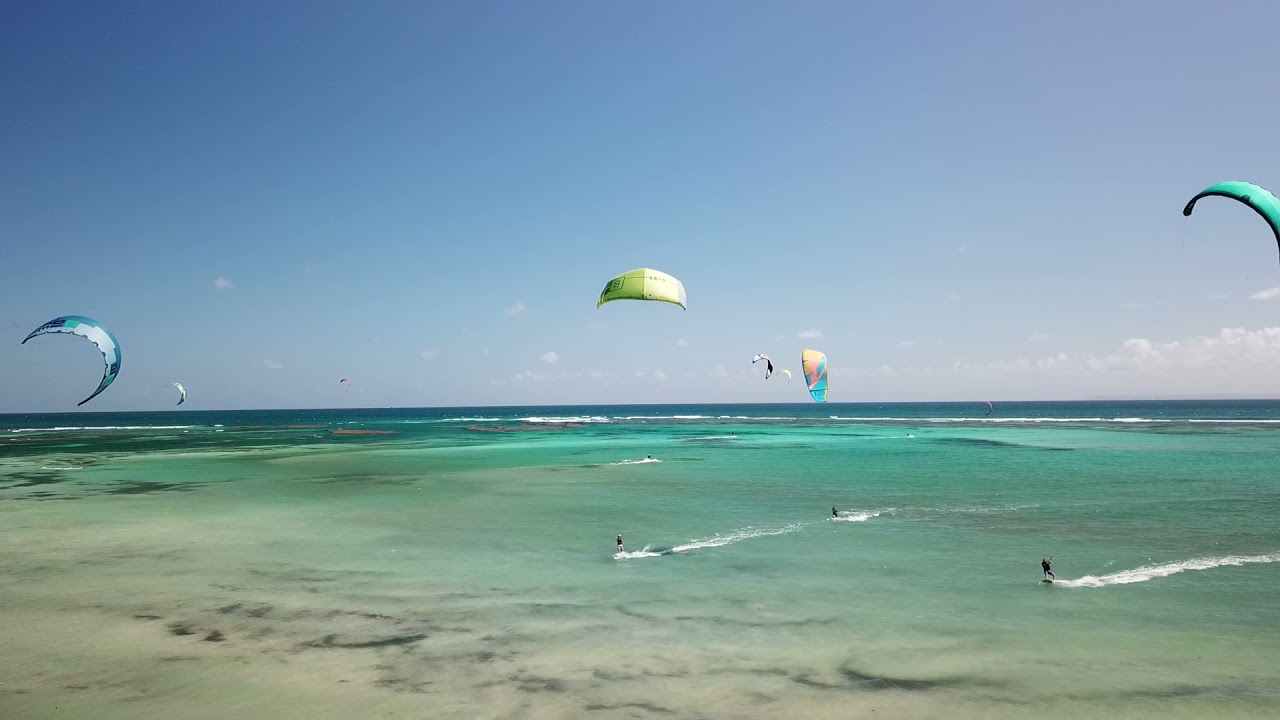 Guadeloupe jour 12 -  Les spots de kitesurf, surf, entre l'anse à Jacques et la plage du gros sable