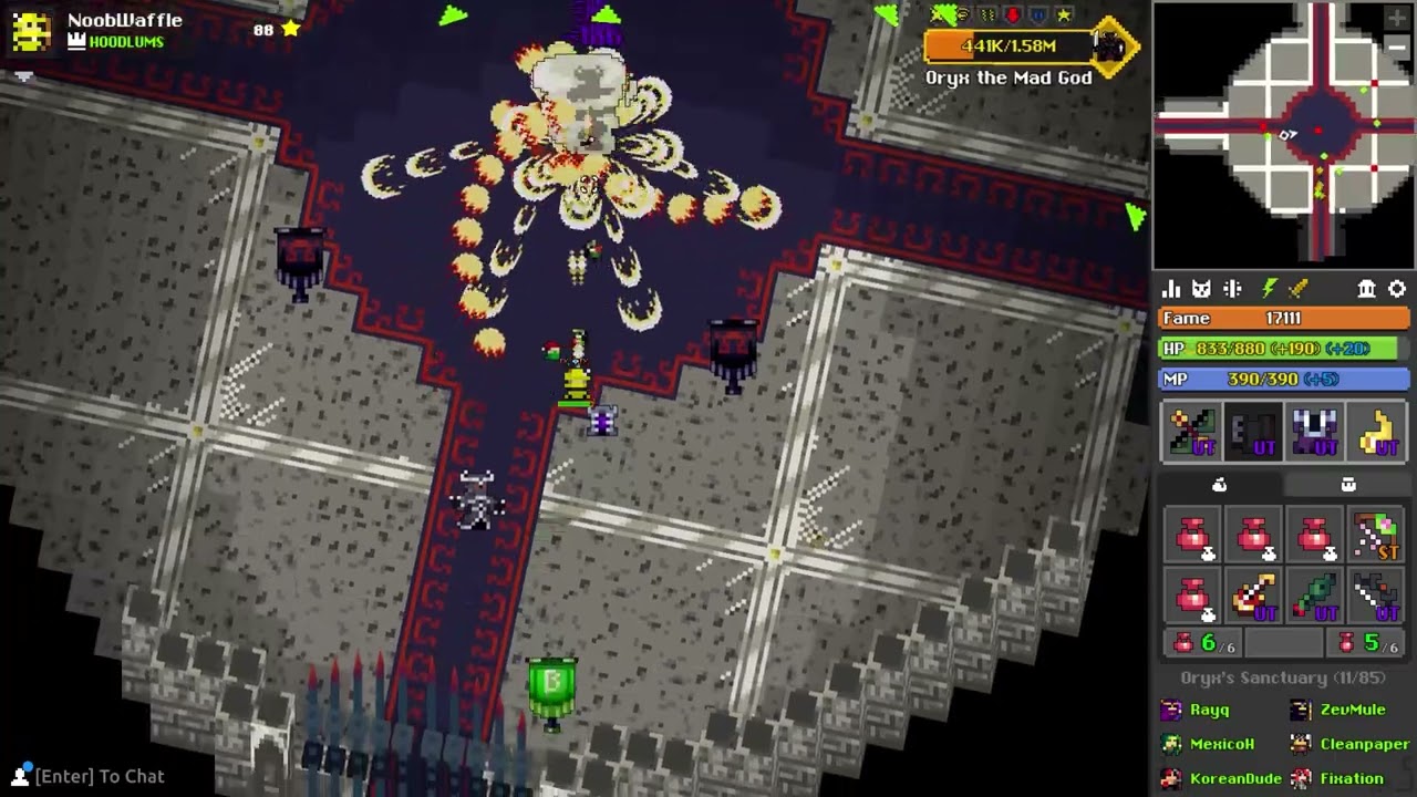 (rotmg o3) Mediocre Mandolin + Warmonger Bard top damage