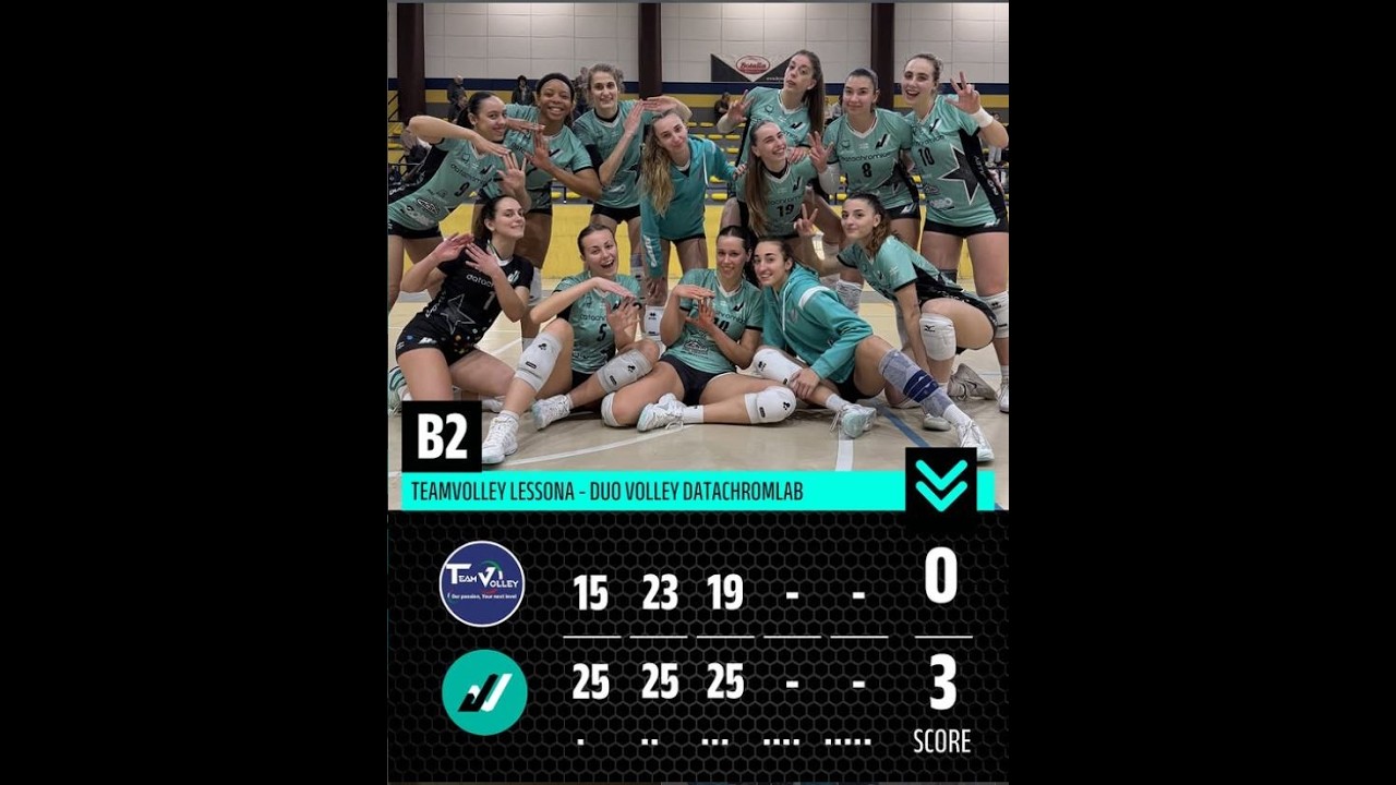 B2 - TeamVolley Lessona BI vs. Duo Volley DataChromLab Castellanza