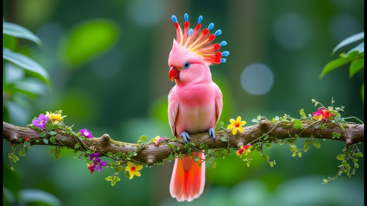 Nature Birds Sounds Ambience ✨ Calm Nature Background for Sleep, Meditation & Rest | 4K ASMR