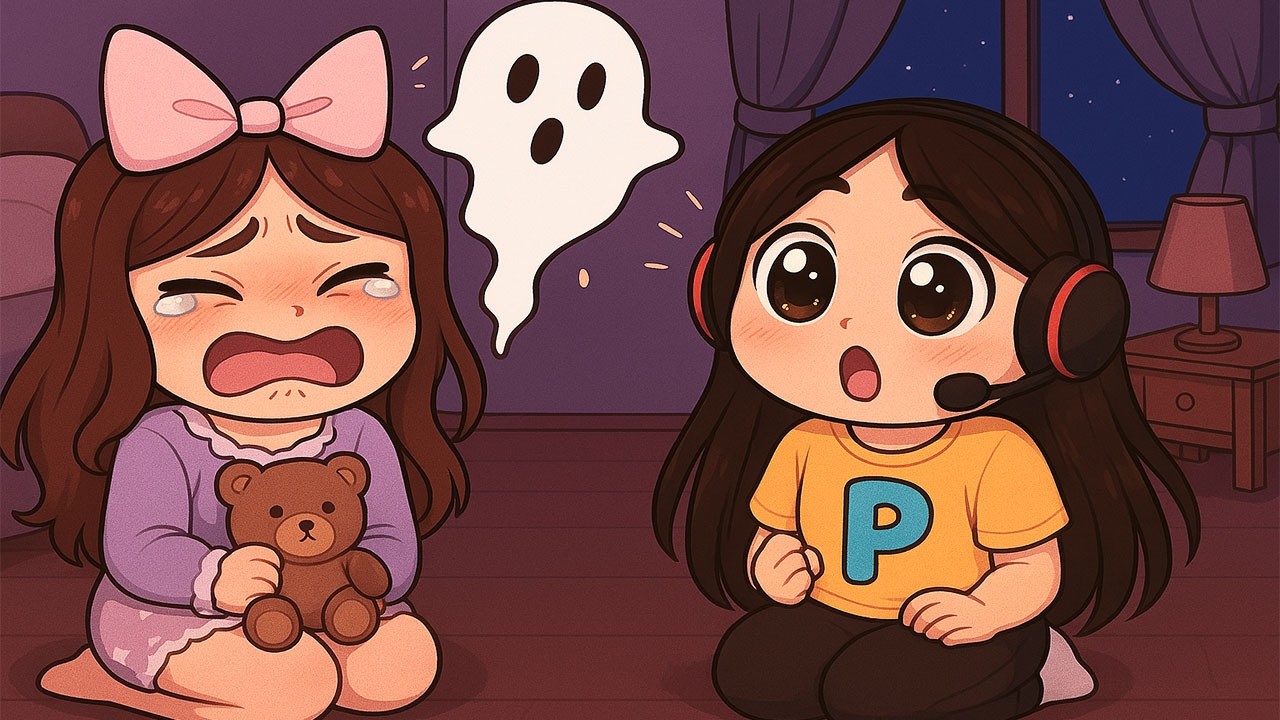 HACEMOS UNA PIJAMADA A LAS 3AM E INVOCAMOS UN FANTASMA 😱 | con @LinGames_  @SrPermon  paolazgames