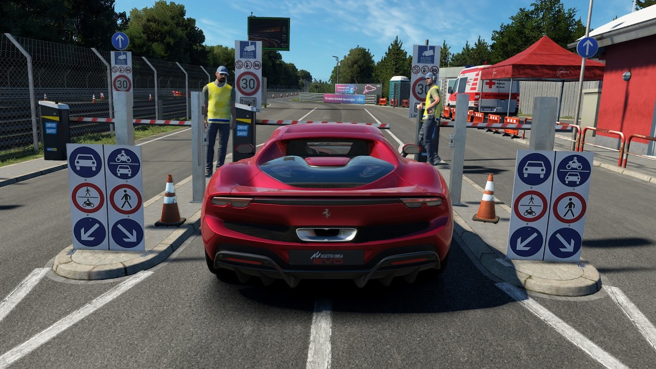 Ferrari 296 GTB on Nordschleife - Assetto Corsa Evo | Logitech g29 gameplay
