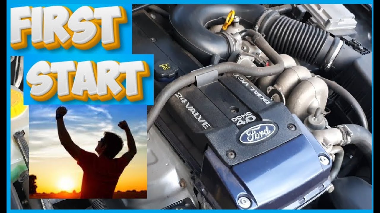 FG FORD HEAD GASKET FIRST START,  ALSO BUMPER BAR UPGRADES, FOG LIGHTS.
