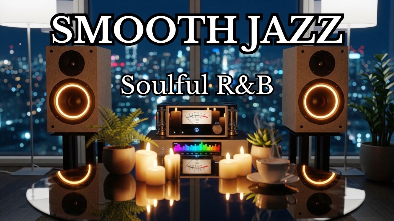 Smooth Jazz, Soul R&B Instrumental ☕ | City Café Lounge for Relax & Focus