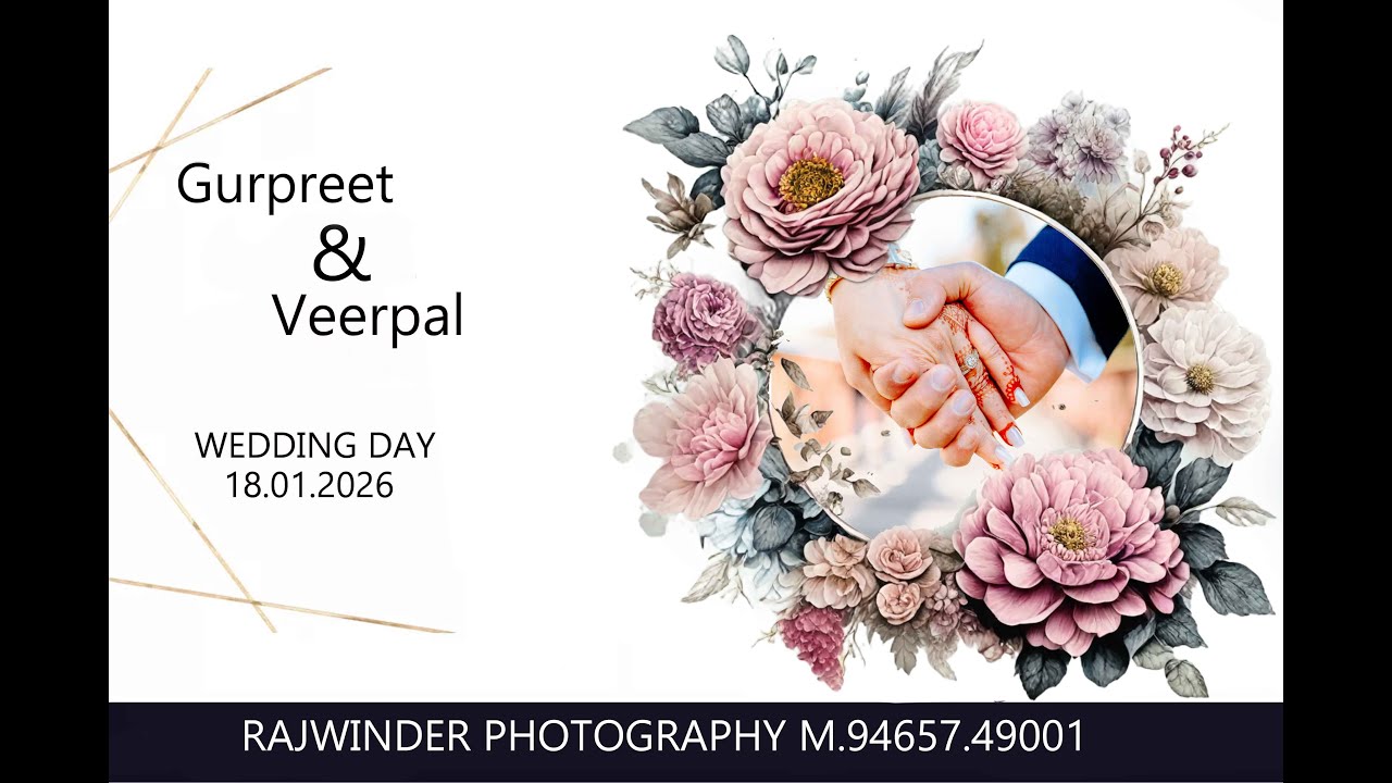 🔴LIVE II Wedding CEREMONY II GURPREET II VEERPAL