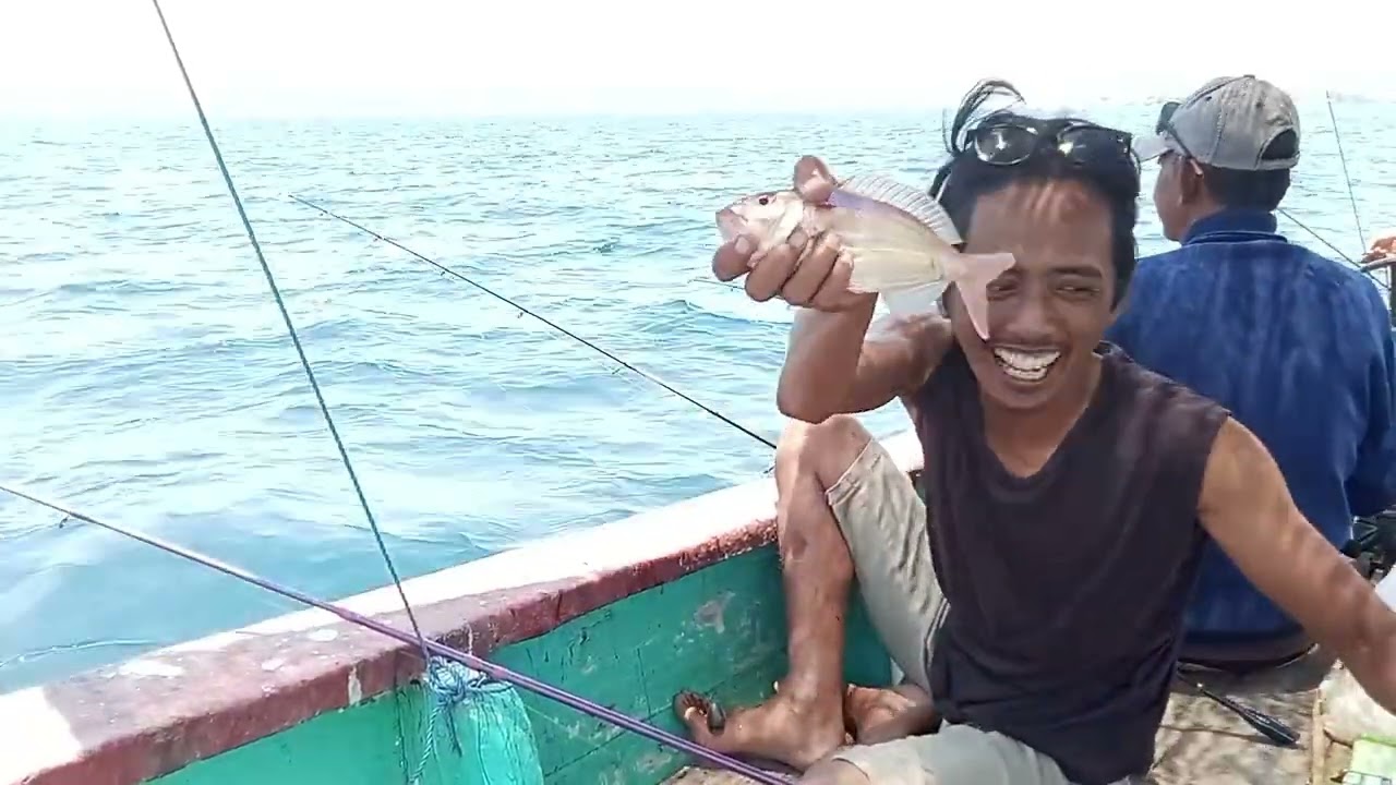 2 joran di bikin kewalahan sama ikan kurisi 