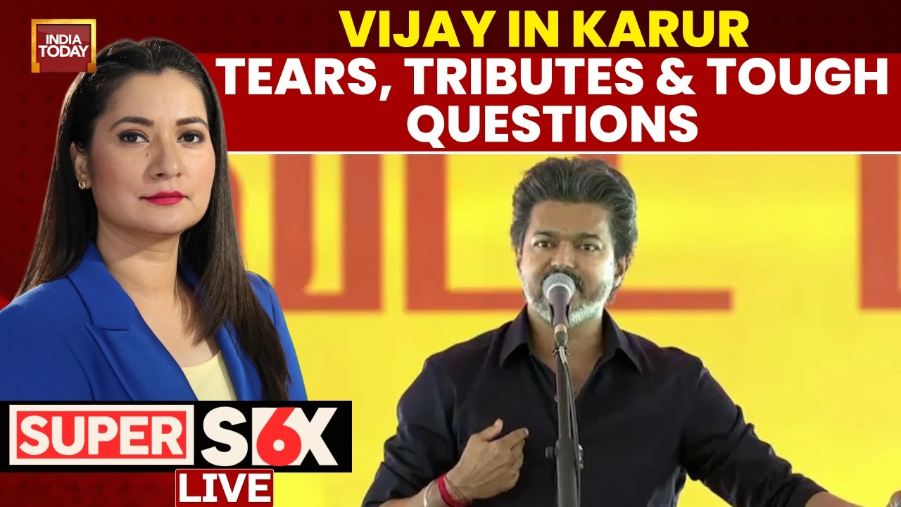 LIVE: Tamil Nadu CM Vijay Returns To Karur | Tears, Tributes & Tough Questions After Tragedy