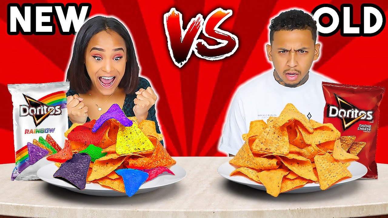 NEW VS OLD FOOD CHALLENGE!
