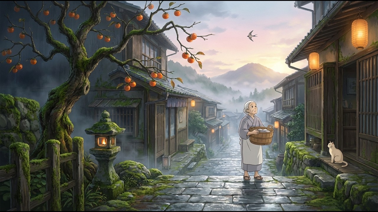 Dawn to Dusk in a Traditional Japanese Village ✨ | Studio Ghibli Atmosphere | ASMR