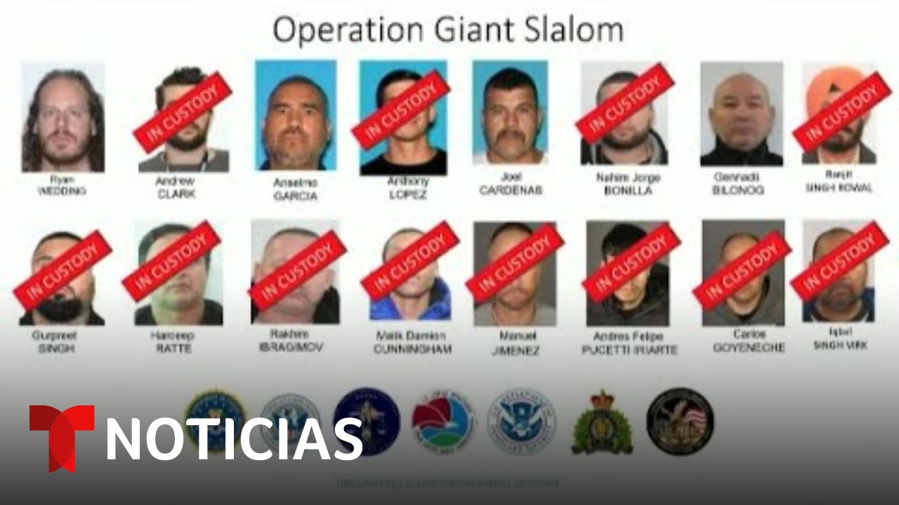 Demantelan una banda criminal que operaba en EE.UU., México, Colombia y Canadá