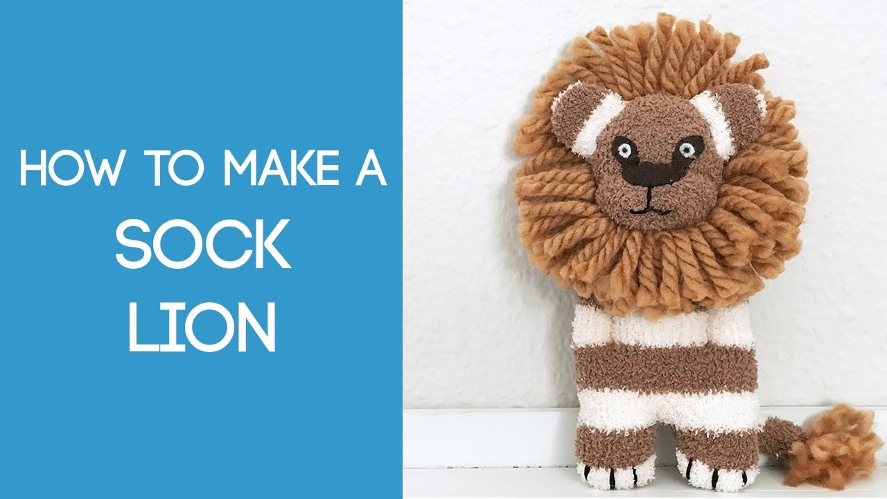 How to Make a Sock Lion