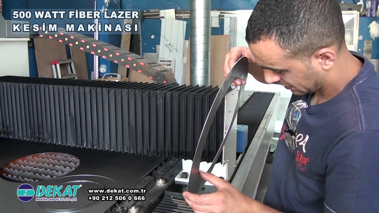 Endüstriyel Fiber Lazer Kesim Makinası