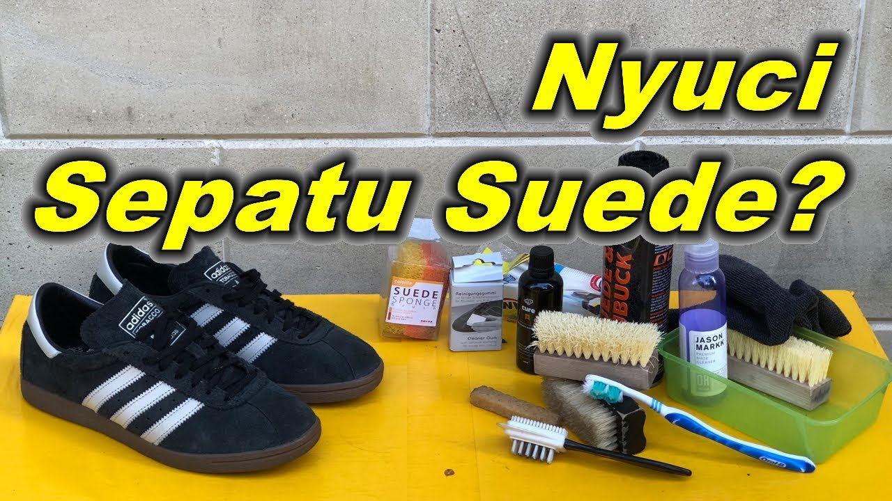 CARA NYUCI SEPATU SUEDE (versi gw) | EK18VLOG#183
