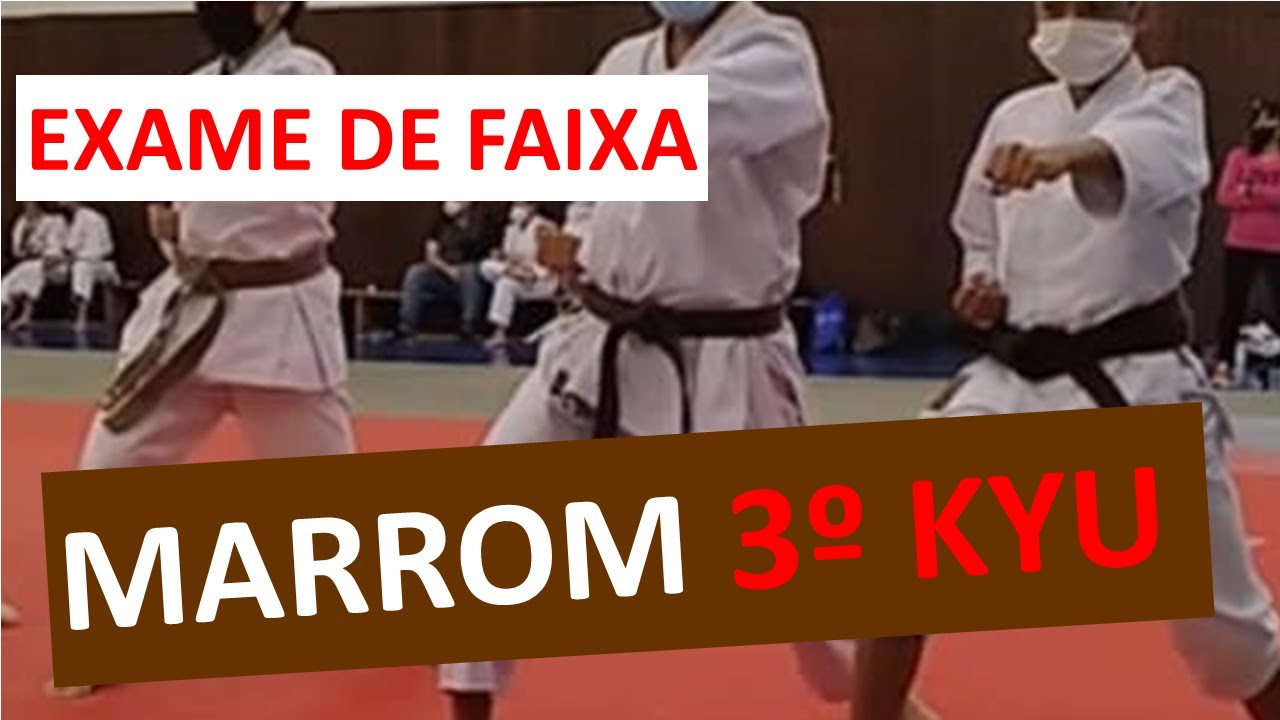 Exame de Faixa - Marrom - Karate Shotokan
