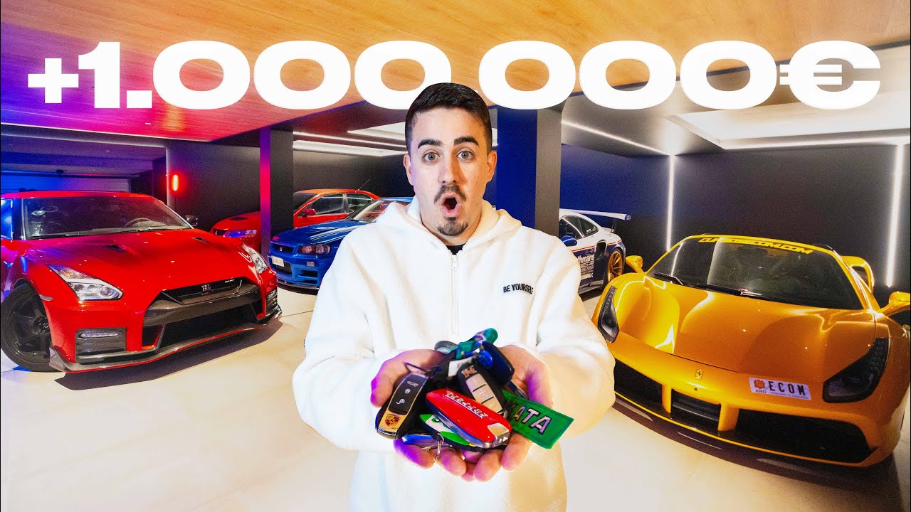¡VISITO el GARAJE MILLONARIO de KIKE GTR! | URY G