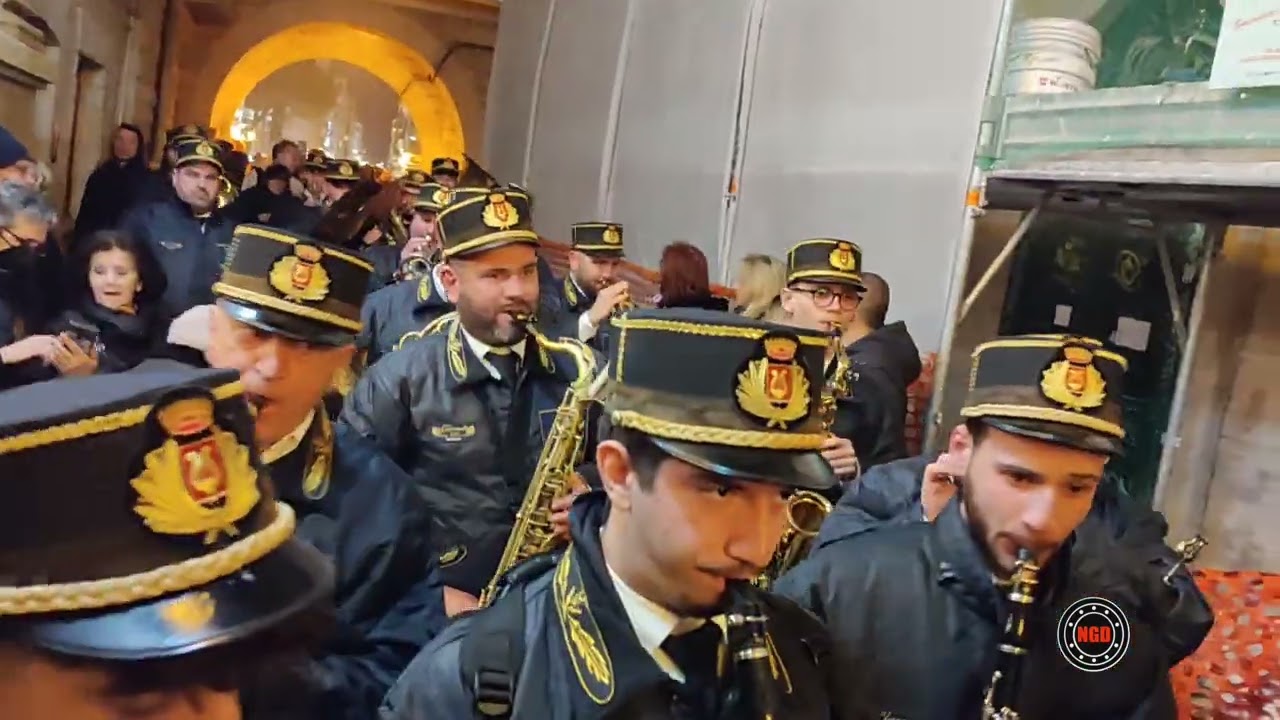 Marcia Mosè Banda di Triggiano 19/3/24 Bari Uscita Processione di San Giuseppe