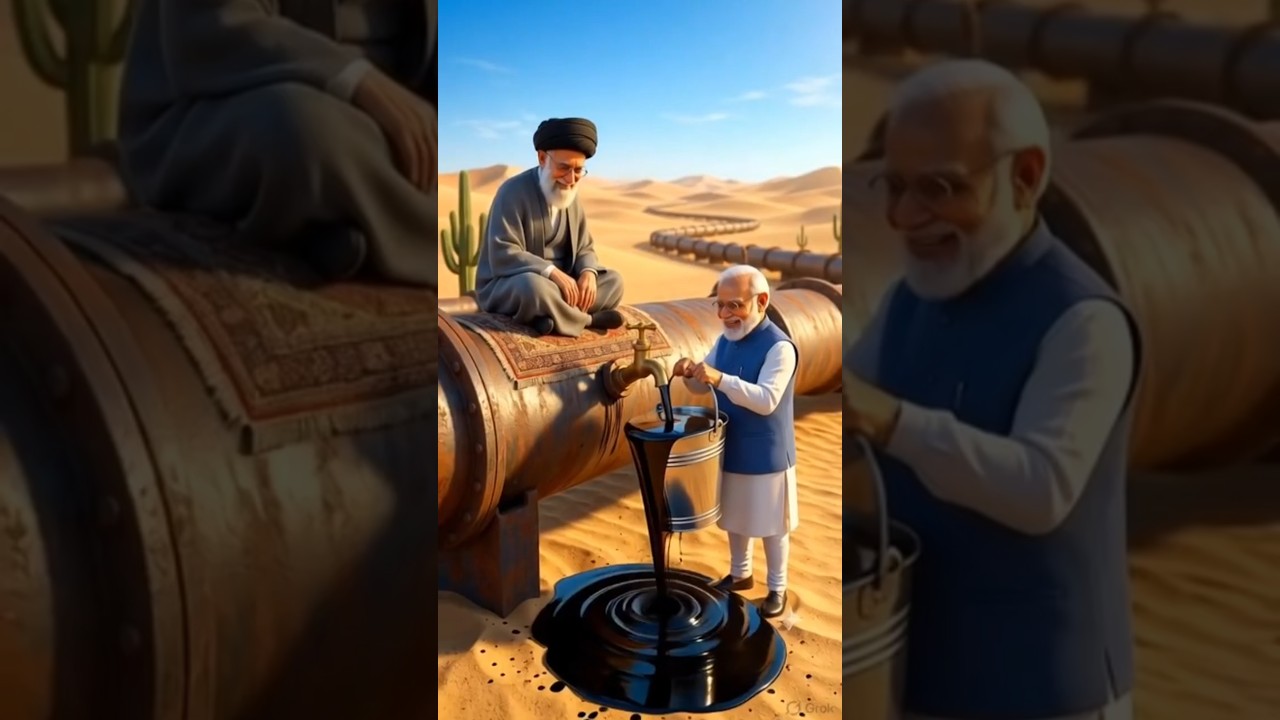 The Oil Modi, Xi Jinping, and Trump's Spy Mission🚰 #GlobalLeaders #Modi #Trump #XiJinping #IranOil