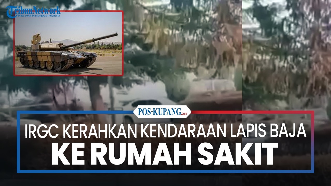 IRGC Kerahkan Kendaraan Lapis Baja ke Rumah Sakit