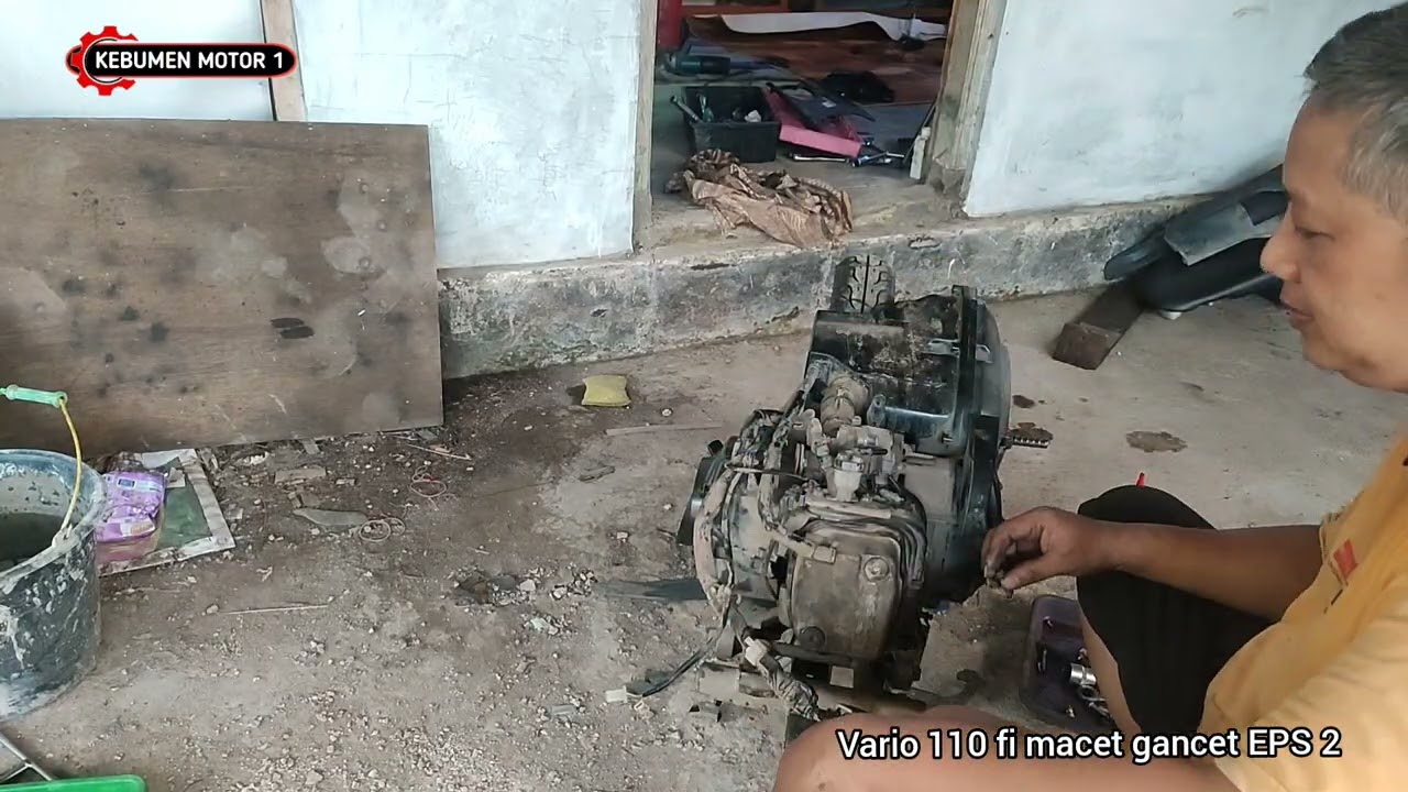 Bongkar pasang Vario 110 fi gancet macet