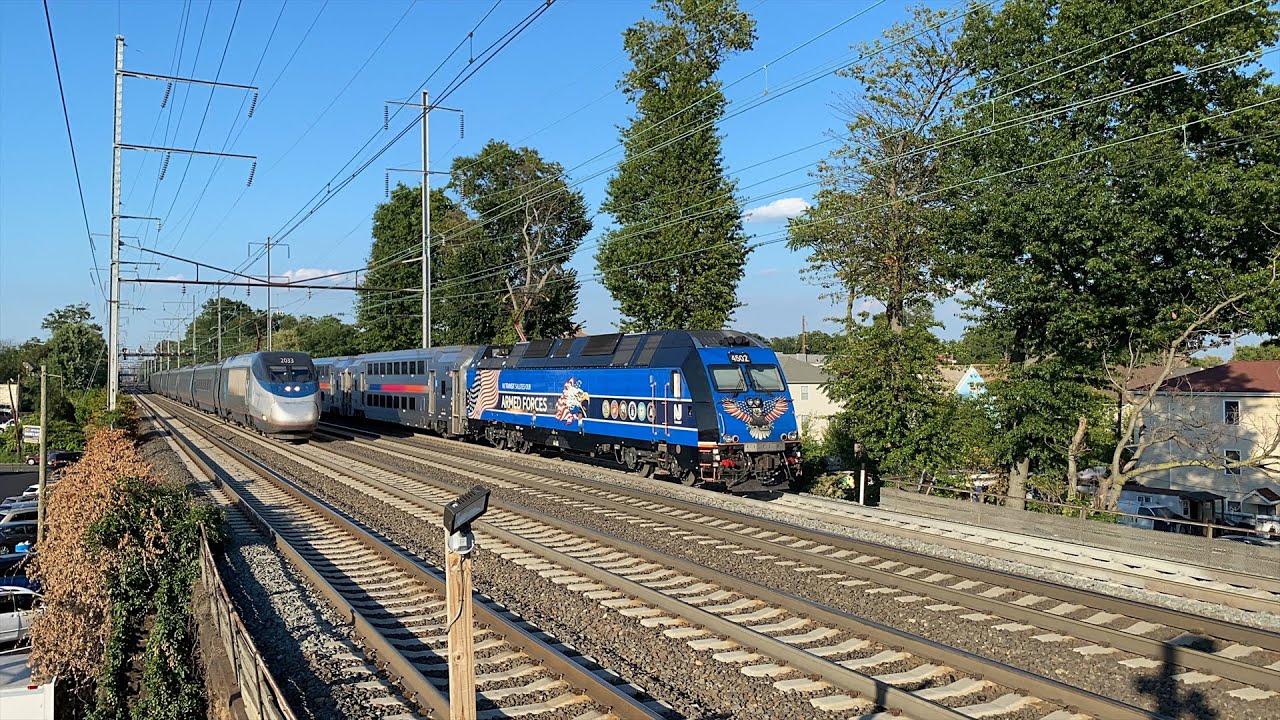 4 Hours of Amtrak & NJ Transit Northeast Corridor Rail Action @ Elizabeth (9/6/23)