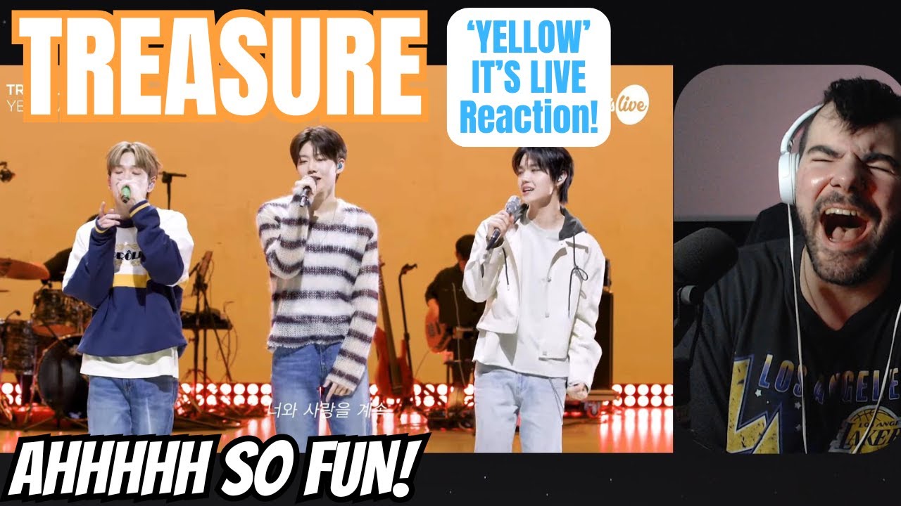 TREASURE - 'Yellow' IT'S LIVE Reaction!