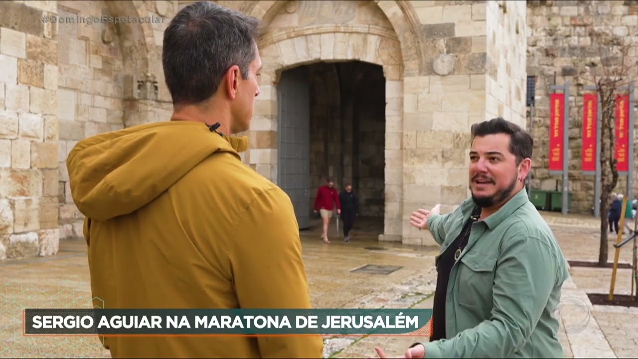 Sergio Aguiar participa da Maratona de Jerusal&eacute;m e percorre locais que marcaram a humanidade