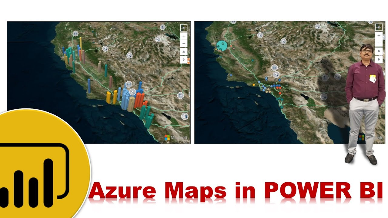 Azure Maps in Power BI - how to get Coordinates Data from Excel