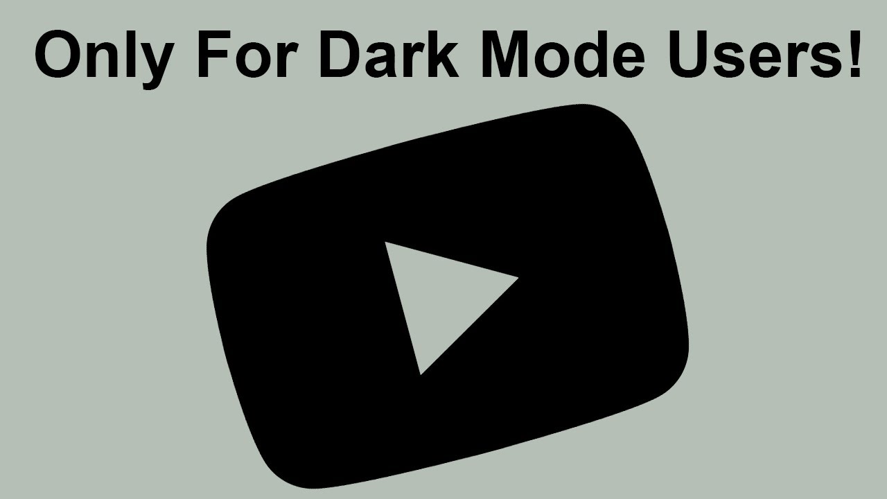Only Dark Mode Users Can Watch This Video!