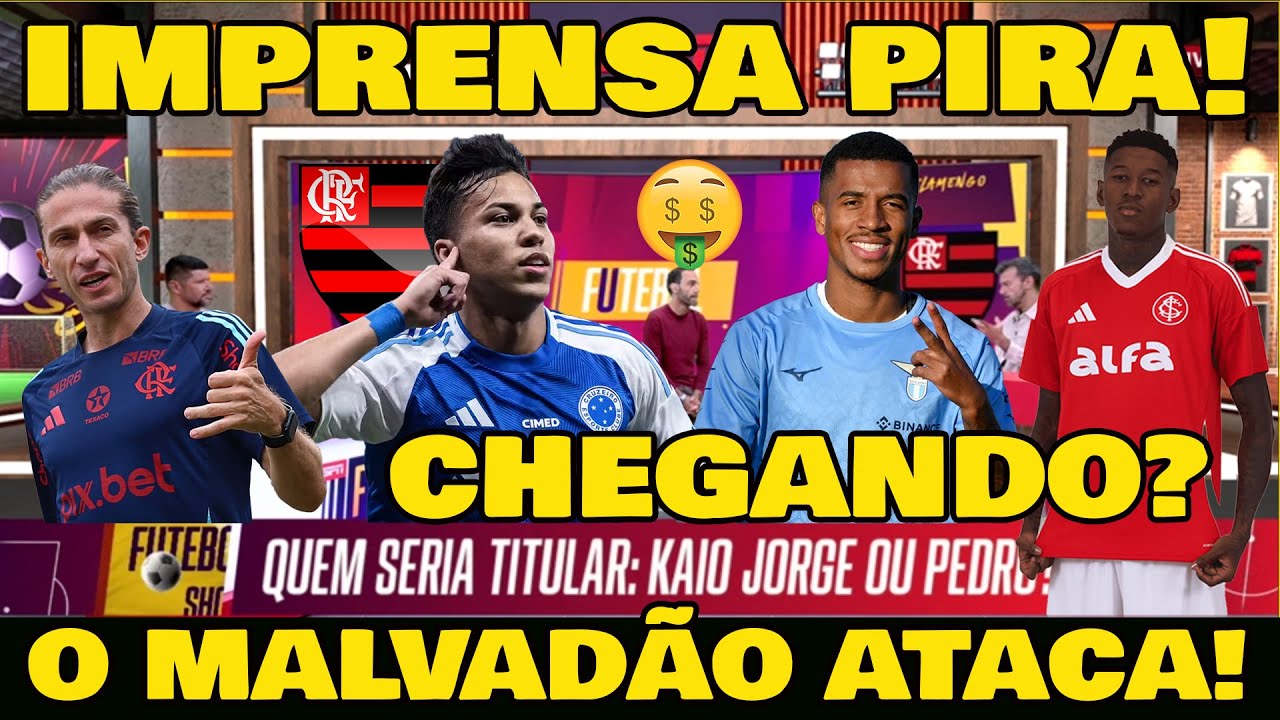 IMPRENSA ASSUSTADA COM FLAMENGO! FLA QUER 