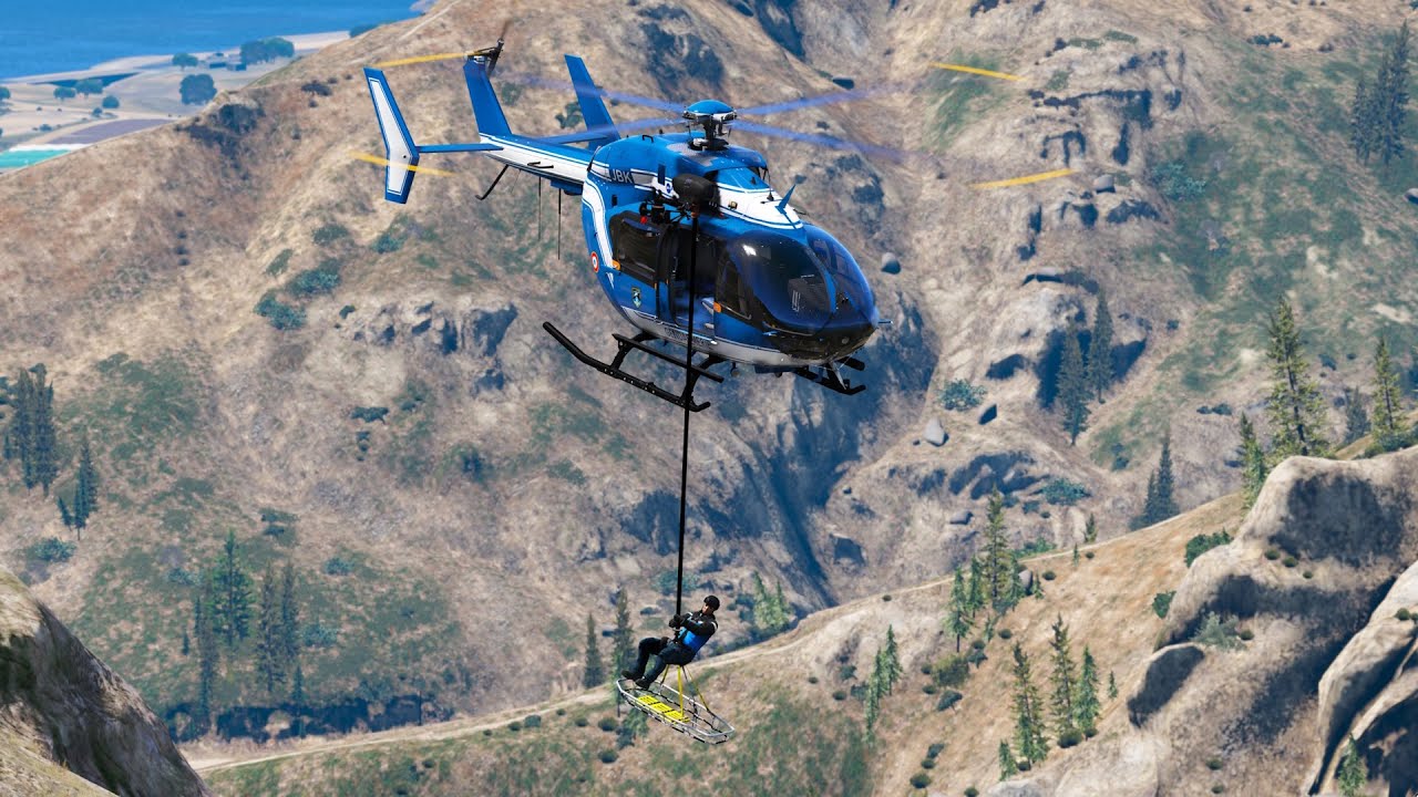[GTA 5] SECOURS EN MONTAGNE AVEC LES GENDARMES DU PGHM | LSPDFR #1081